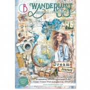 Junk Journal and Ephemera Book - Wanderlust - A4